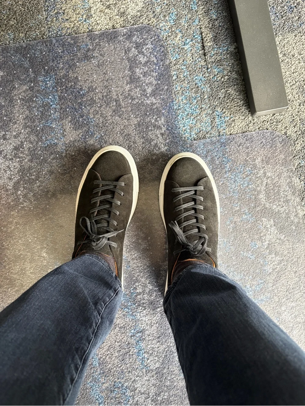 Beckett Simonon black suede